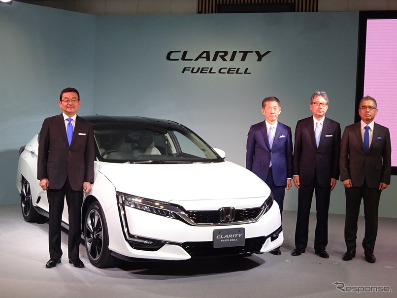 【ホンダ クラリティ フューエル セル】峯川専務「1年半後には個人向け販売も」