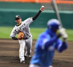 阪神・岩田、５回１失点の好投 開幕へ向け結果残す