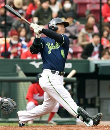 広島２位横山、プロの洗礼…雄平弾浴び４失点降板