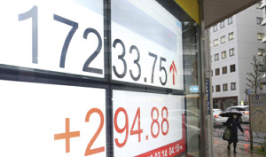 東京株、1か月半ぶり高値水準…投資家心理改善 2016年03月14日 18時37分