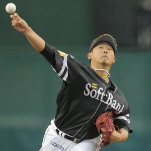 松坂 10年ぶり古巣マウンドで2回3安打1失点 坂田にソロ被弾