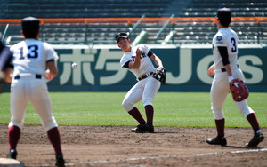 大阪）大阪桐蔭が甲子園練習 初戦突破へ準備は万端