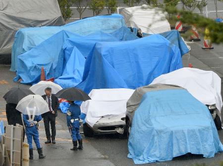 最後尾に追突、トラック運転手逮捕…山陽道事故