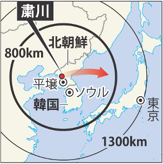【北ミサイル発射】 核能力の高度化を狙う 起爆の実験か