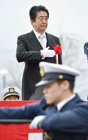 海保学校卒業式に首相初出席 「役割、重要性増す」