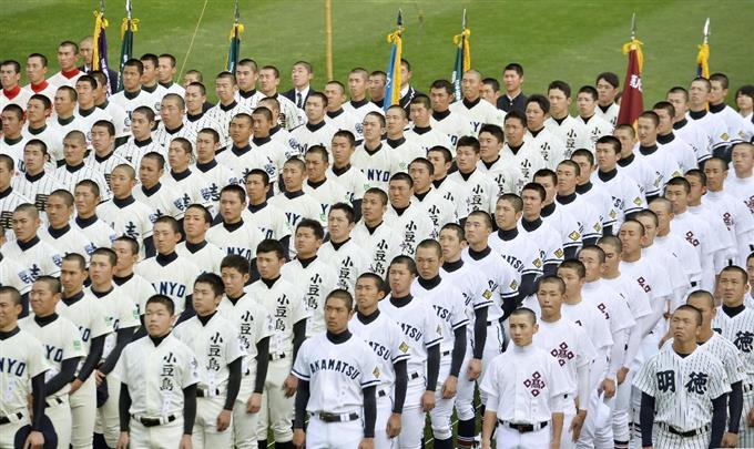 開会式予行 いよいよ! 気持ち高める 小豆島と高松商 /香川