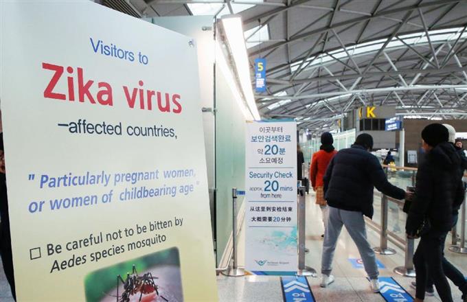韓国で初のジカ熱感染例 ブラジル訪問の男性