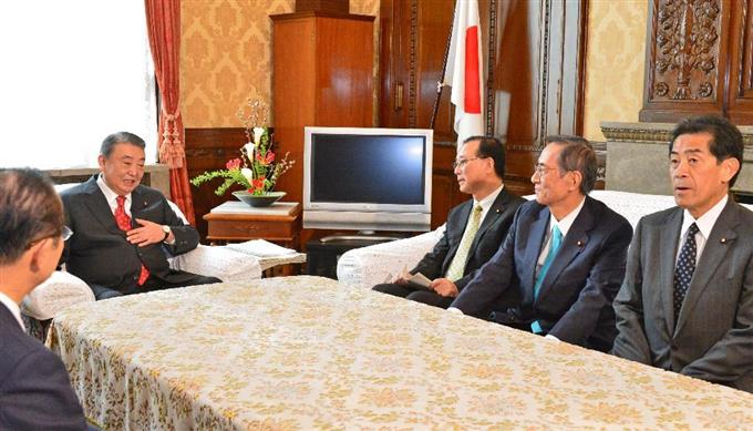 議長 自民にアダムズ方式明文化要請