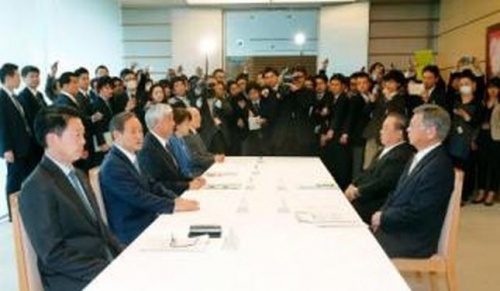 辺野古協議作業部会設置を合意 普天間運用停止も議題に