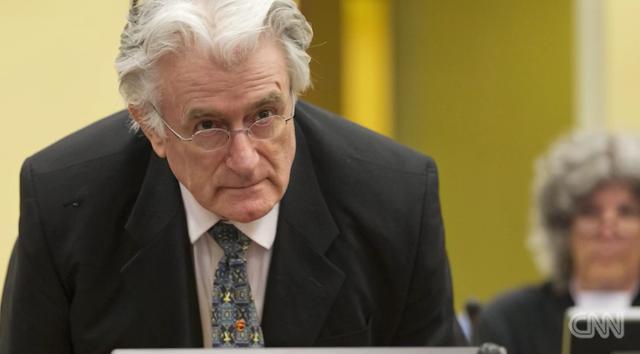 カラジッチ被告に禁錮40年、ボスニア内戦の集団虐殺で有罪