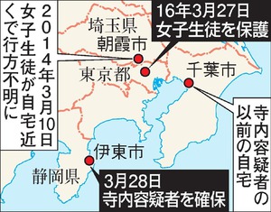 脱出へ、生徒手帳隠し持つ 保護の１５歳「身元証明に」