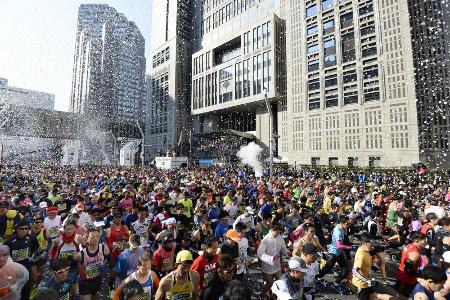 東京マラソン、東京駅前へゴール地点変更を検討 2016年03月29日 11時54分