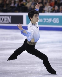 羽生 2季ぶりVへ貫禄SP首位発進 自身の世界最高に迫る110・56点