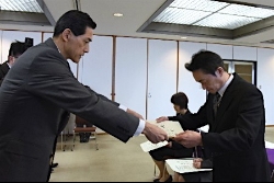 地村さんが定年退職