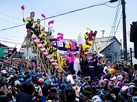 諏訪大社の御柱祭始まる=数え7年に1度-長野