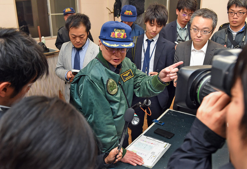 レーダーから消えた高度は地上８８０メートル