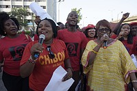 女生徒救出へ連帯訴え＝２７６人拉致から２年－ナイジェリア