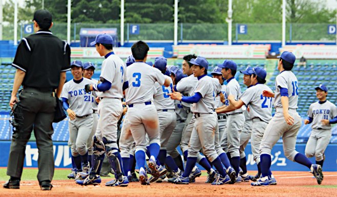 東大、12年ぶり明大に勝利