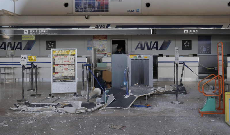 熊本空港、19日に再開 到着のみ18便運航