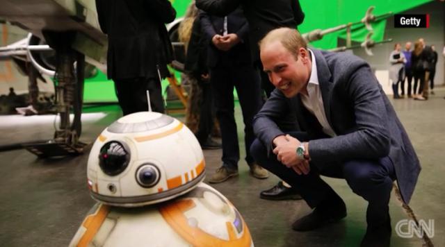 英王子兄弟、スター・ウォーズの撮影スタジオ訪問