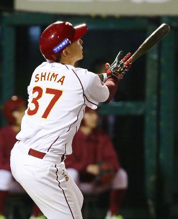 震災知る楽天嶋サヨナラ!熊本の「少しでも力に」