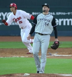 メッセ ７失点も３勝目 打線に感謝「ラッキーボーイだよ」