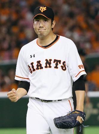 菅野３戦連続完封ならず「２回から」右手マメつぶし…７回降板申し出