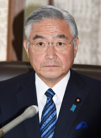 岩城法相、参拝 春季例大祭、閣僚で2人目