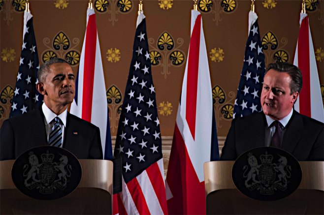 オバマ氏、英首相にEU残留支持表明…首脳会談 2016年04月23日 13時11分