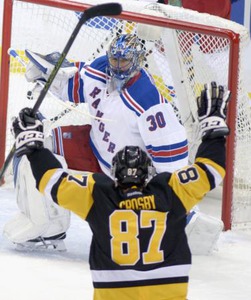 NHL、ペンギンズが1回戦突破 プレーオフ