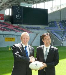 ラグビーＷ杯統括責任者、ノエスタ視察し高評価