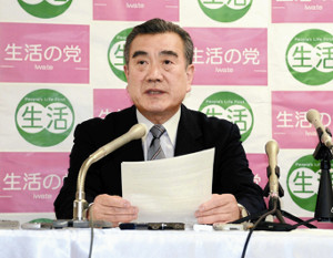 参院岩手 主浜氏勇退 野党統一候補、白紙に 木戸口氏“後継”否定せず