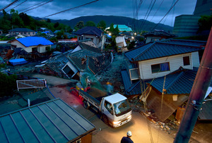 熊本県、土砂災害54カ所 国交省、応急的対策求める