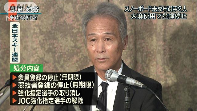 ２選手“除名” スノボ大麻問題の波紋と深層