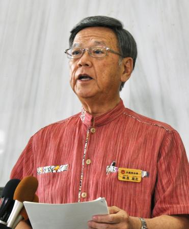 辺野古の浮具撤去開始に沖縄知事「一定の評価」