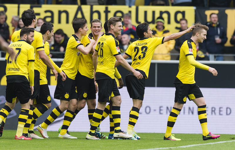 香川が2戦連発&絶妙アシスト…ドルトムント、圧巻の5ゴールで3連勝