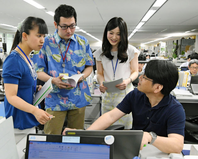 「クールビズ」スタート ５月からポロシャツＯＫ