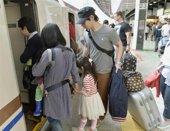 ＧＷ後半も混雑続く 高速渋滞４０キロ超